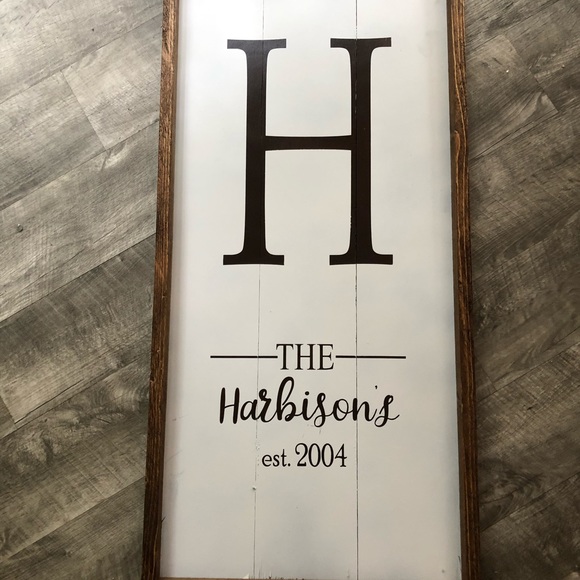 Farmhouse wood sign - Picture 2 of 5